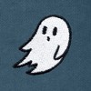 Dalix Ghost Embroidery Relaxed Hoodie Soft Fleece Sweatshirt Fit Lounge Mens - 2 of 4