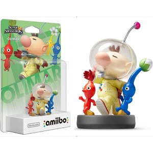 Nintendo amiibo Olimar – Super Smash Bros. Pikmin Hero Figure, Switch/Wii U/3DS Compatible - 1 of 4