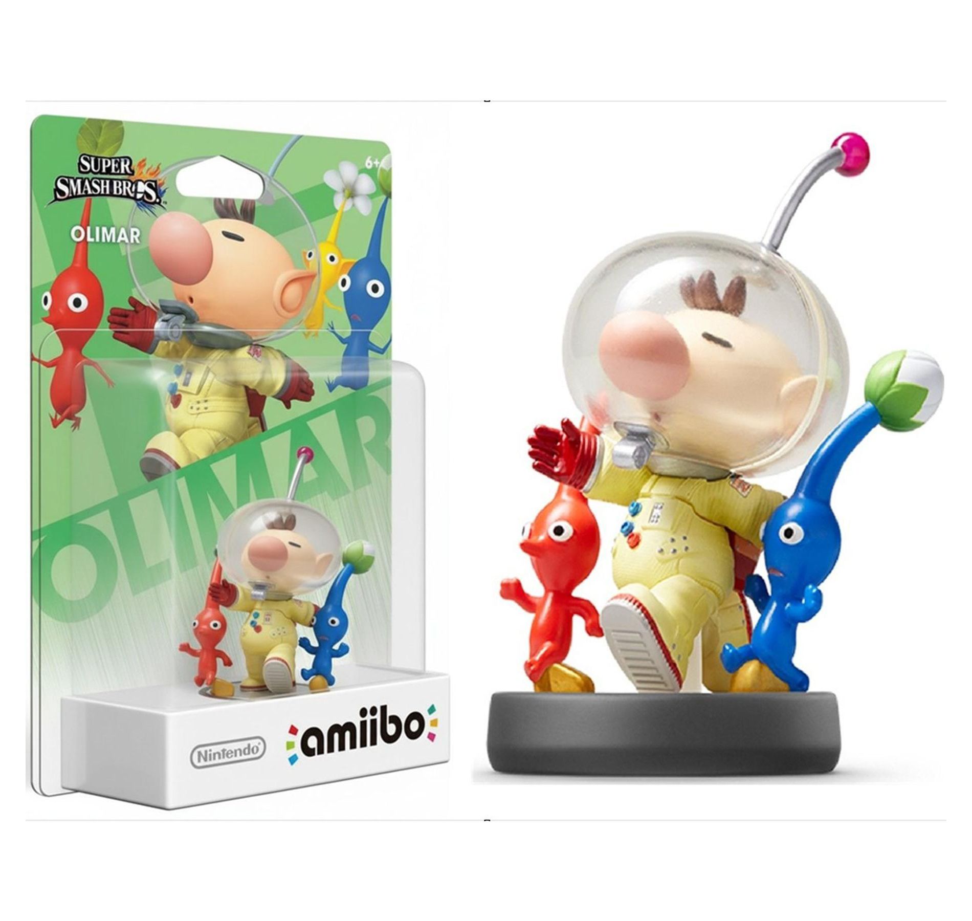 Nintendo amiibo Olimar – Super Smash Bros. Pikmin Hero Figure, Switch/Wii U/3DS Compatible