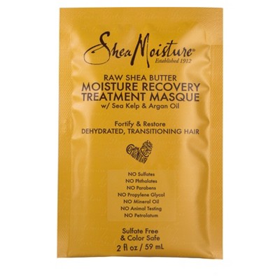 Raw shea butter moisture deals recovery treatment masque packet