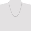 Black Bow Jewelry 2.25mm, 14k White Gold D/C Quadruple Rope Chain Necklace - 2 of 4