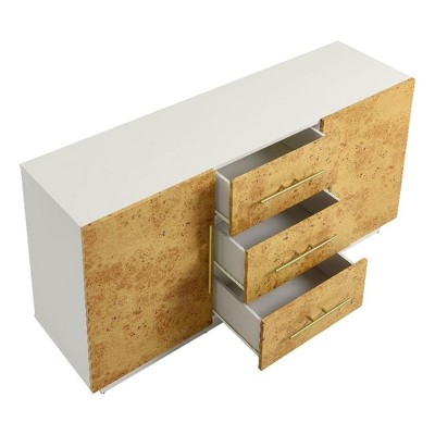 Modway Abel 59 Inch Burl Wood Sideboard Buffet TV Stand