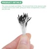 Unique Bargains Artificial Durable Bright UV-resistant Floral Picks Flower Stamens Pistil 200 Pcs - 2 of 4