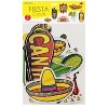 Beistle Fiesta Cutouts, Taco, Sombrero,, Pepper and more, 9.75"-16.75", (14/Pkg) Multicolored - 2 of 2