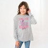 Long Live Country Girls Glitter - Youth Long Sleeve Graphic T-Shirt - 4 of 4