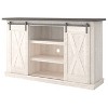 Signature Design by Ashley Dorrinson Medium TV Stand for TVs up to 63" Two-Tone: Farmhouse Media Console with Adjustable Shelves - 3 of 4
