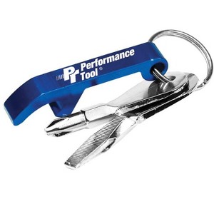 Performance Tool Aluminum Blue Screwdriver Set Key Chain - 1 of 1