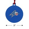 UNC Asheville Primary Logo Aluminum Holiday Christmas Tree Ornament - 3 of 4