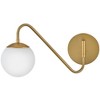 Lark Dottie 1 - Light Wall Light in  Lacquered Brass - 2 of 4