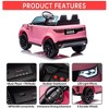 Garvee 12V Kids Electric Ride-On Car with Remote – Land Rover Licensed Toy Vehicle with LED Lights, Music, Seatbelt & Dual Motors - 3 of 4