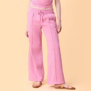 Blogilates Women's Travel Trouser High-Rise Wide Leg Sweatpants - 1 of 4