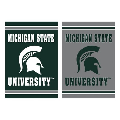 Evergreen Michigan State University House Flag 28 x 44 Inches Outdoor Decor for Homes and Gardens