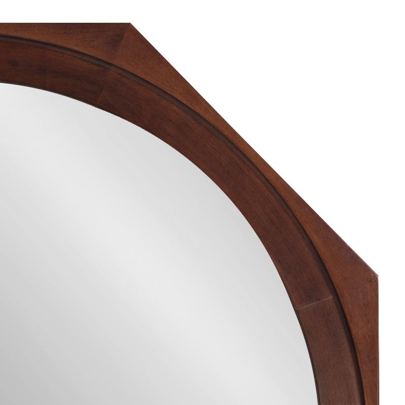 Kate & Laurel All Things Decor 28"x28" Cyrus Octagon Wall Mirror Wood , 2 of 10