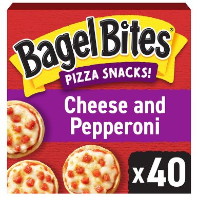 Bagel Bites Cheese & Pepperoni Mini Pizza Bagel Frozen Snacks - 31.1oz/40ct