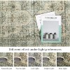 Washable Vintage Medallion Area Rug Non Slip Backing Stain Resistant & Low Pile Carpet for Bedroom Living Room Dining Room Bedroom - 2 of 4