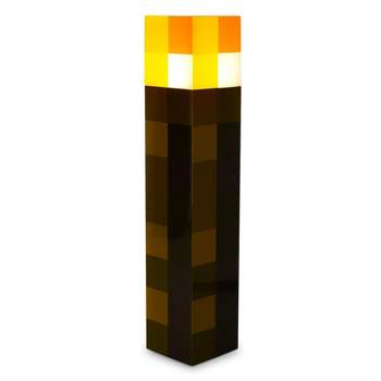 Ukonic Minecraft Brown Stone Torch Plug-In Nightlight with Auto Dusk to Dawn Sensor