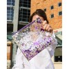 Packed Party Spirit Squad Confetti Everything Pouch, Makeup Bag, Travel Bag,Cosmetic Bag for Women (Purple Crush) - image 3 of 3