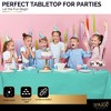 Plastic Tablecloth Disposable, Tablecloths for Rectangle Tables 54 inch. x 108 inch. Fits Tables Up to 8 Feet, Table Cloth for Party - SparkSettings - 2 of 4