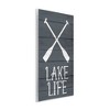 Stupell Industries Nautical Blue Lake Life Phrase Wall Plaque Art - 2 of 4