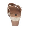 GC Shoes Cie Double Band Perforated Flower Comfort Slide Wedge Sandals - 3 of 4