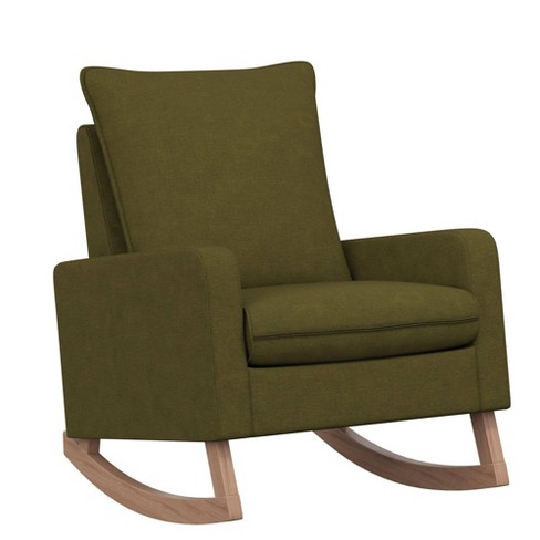 Novogratz Zayne Rocking Chair Olive Green Target