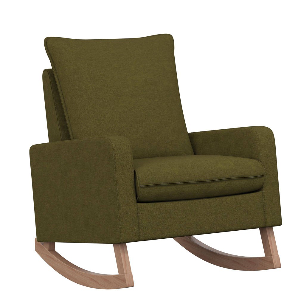 Photos - Rocking Chair Novogratz Zayne  - Olive Green