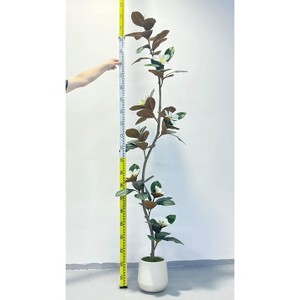 Artificial tree, artificial plant, indoor artificial floor plant, simulation magnolia tree, suitable for home decoration - 1 of 1