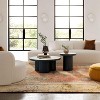 TOV Furniture Nautilus Mirrored Side Table in Antique Silver - 2 of 4