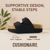 CUSHIONAIRE Women's Plane Platform Footbed Sandal With +Comfort, Wide Widths Available - 4 of 4