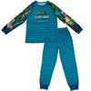 Minecraft Boys Pajamas Long Sleeve Minecraft Creeper Kids Sleepwear 2 Piece Set - 2 of 4