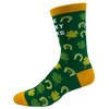 Crazy Dog T-Shirts Women's Me Lucky Socks Socks Funny Shamrock St Patricks Day Parade Green Graphic Novelty Footwear - image 3 of 4