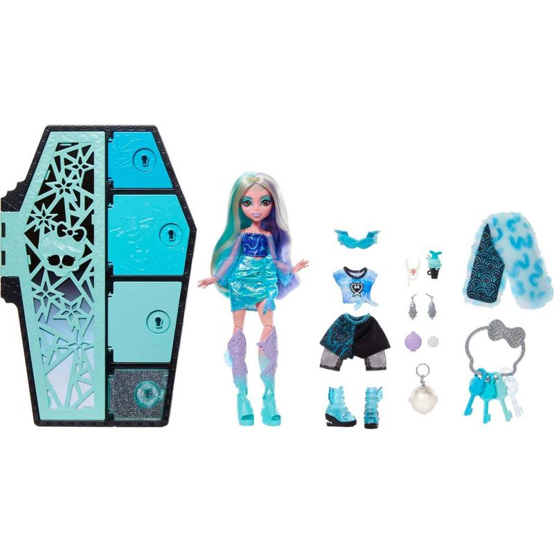 Monster High Skulltimates Secrets Fearidescent Lagoona Blue Fashion Doll, 1 of 13