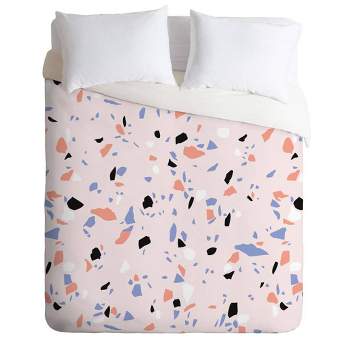 Full/Queen Emanuela Carratoni Comforter & Sham Set Pink - Deny Designs