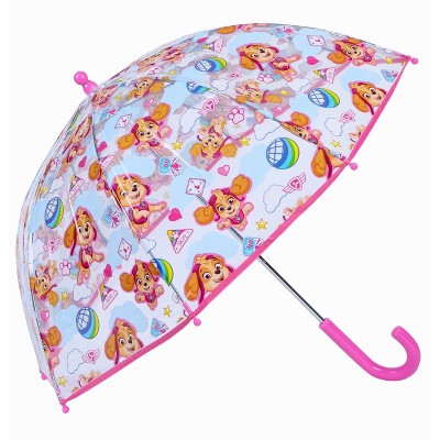 Nickelodeon Paw Patrol Skye Clear Stick Umbrella for Kids - Pink