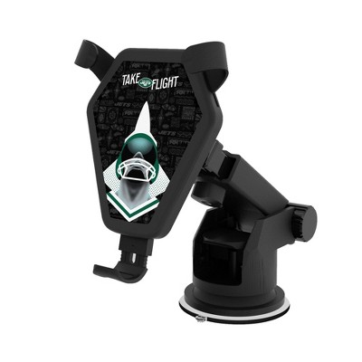 Keyscaper New York Jets 2024 Edition 10-Watt Wireless Car Charger