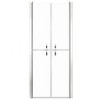 vidaXL Shower Door Clear ESG 39.8 in.x74.8 in. - 3 of 4