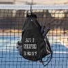 Sweet Jojo Designs Neutral Pickleball Bag Sling Backpack Am I Server 1 or 2? Black - 3 of 4