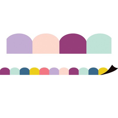 Teacher Created Resources Oh Happy Day Scalloped Magnetic Border, 24 Feet (Pack of 2)