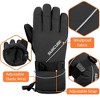 SUN CUBE Ski Gloves Men Women, Snow Gloves Waterproof Breathable, Winter Gloves Snowboard Snowboarding Skiing Insulated Warm - 4 of 4