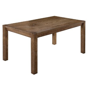 Best Master Furniture,Furniture Janet 60" Transitional Wood Dining Table in Driftwood - 1 of 3