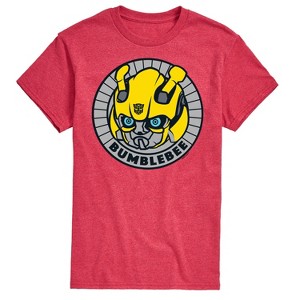 Men's - Transformers - Bumblebee Badge- Adult Short Sleeve T-Shirt Short Sleeve Graphic T-Shirt - 1 of 4