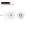 Unique Bargains Alloy Invisible Durable High Hardness Buckle Fasteners Press Studs Buttons 5 Pcs - 2 of 4