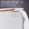 LiveFine Large Towel Warmer, Bucket Style W/Timer & Auto Shut-Off, Fits Two 40”x70” Towels - White - 2 of 4