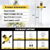 SILVEL Cement Mixer, 2300W Handheld Electric Concrete Mixer, Portable Mortar Mixer with 6 Adjustable Speed, 110V Mud Mixer for Mixing Mud, Cement - 2 of 4