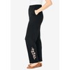 Woman Within Plus Size 7-Day Embroidered Straight-Leg Knit Pant - 4 of 4