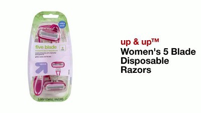 Women's Four Blade Disposable Razor - 3ct - Up & Up™ : Target