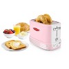 Nostalgia RTOS200PK Retro 2-Slice Bagel Toaster, Pink - 3 of 4