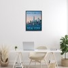 Stupell Industries New York Landmark Skyline Black Framed Giclee Art - 2 of 4
