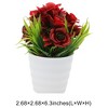 Unique Bargains Artificial Plants Spring Grass Arrangement Plastic 2.68"x2.68"x6.3" 1 Pc - 3 of 4