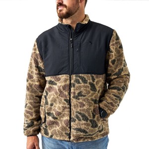 Burlebo Men's Long Sleeve Fleece Full Zip Jacket - 1 of 4